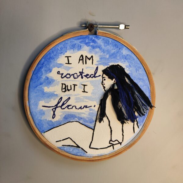custom embroidery hoop art