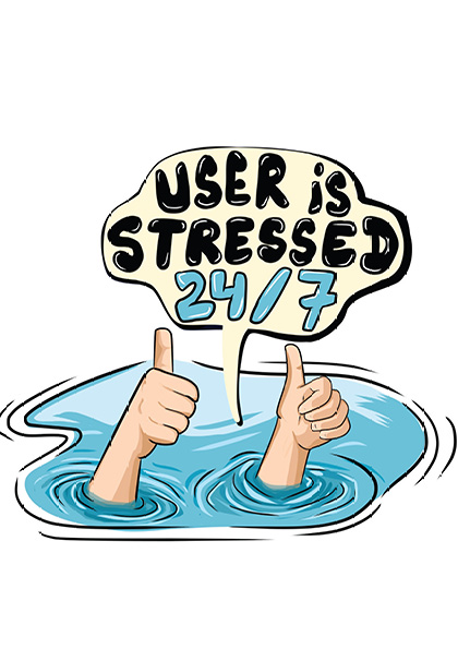 STRESSED USER