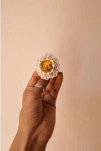 daisy brooch