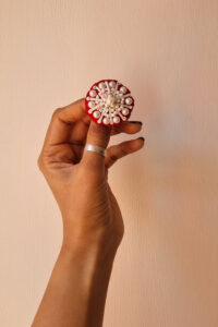 snowflake brooch