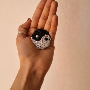 yin yang brooch