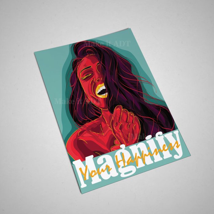 Magnify Happiness Poster