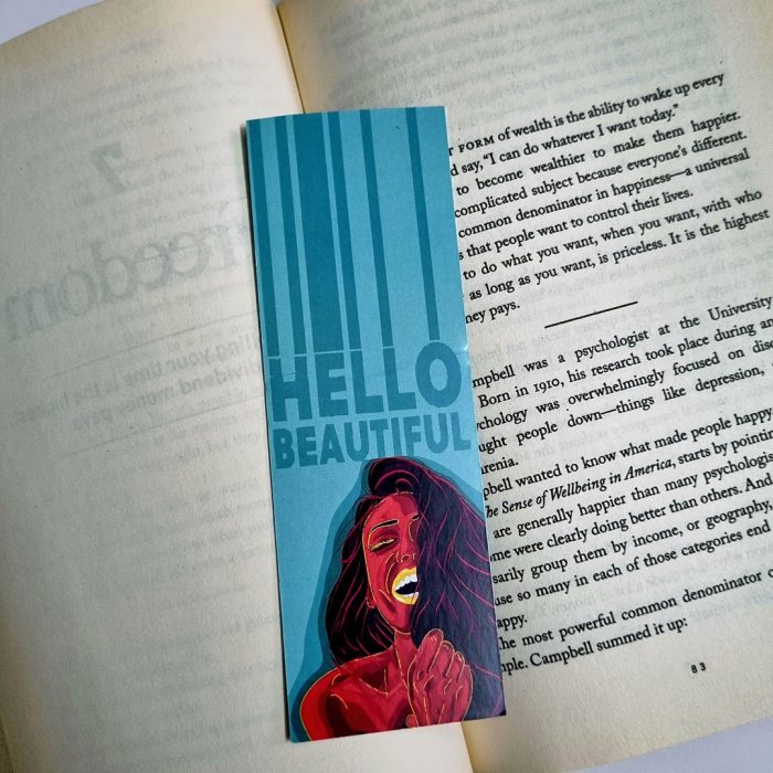 Hello Beautiful Bookmark