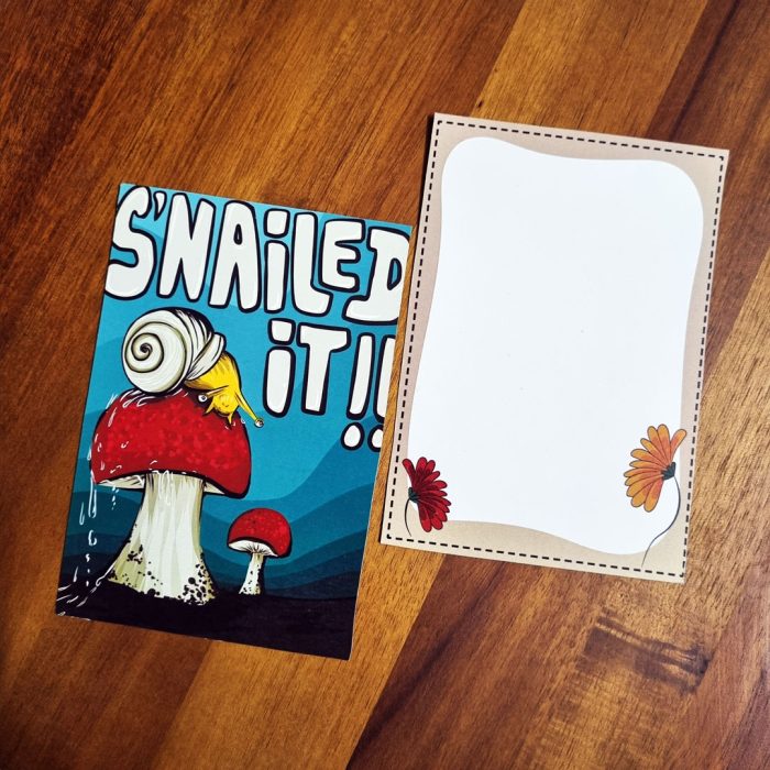 Snailed it Notecard