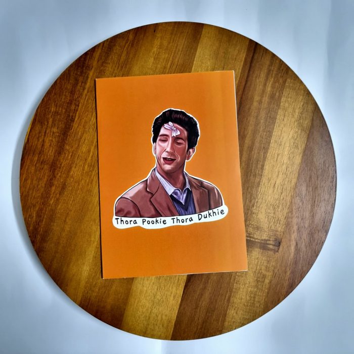 Ross Geller Greeting Card