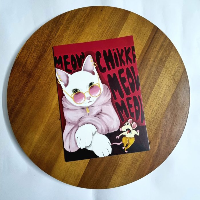 Meow Chikka Greeting Card