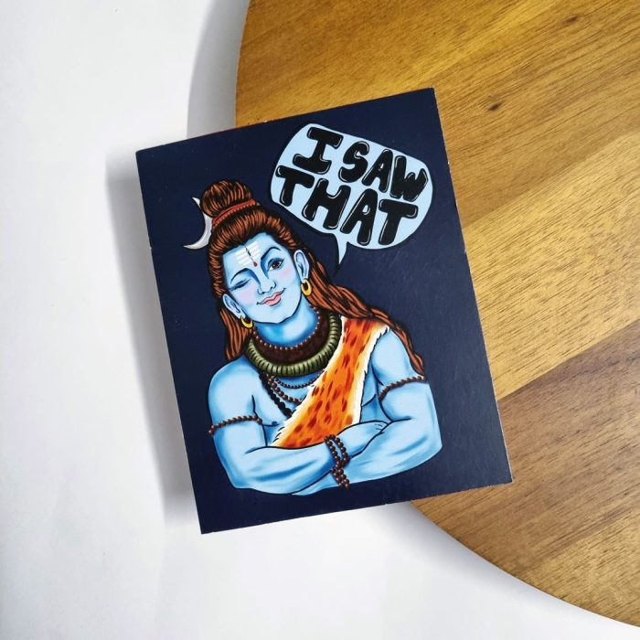 Shiv ji saw that Art Print