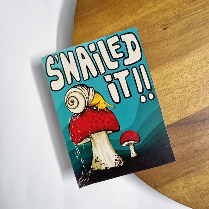 Snailed it Art Print