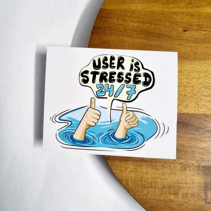 Stressed Art Print