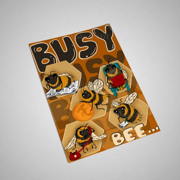 Busy bee Poster