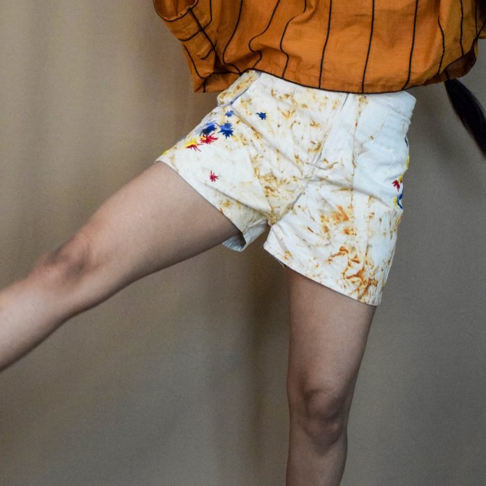 Rust Dyed Shorts