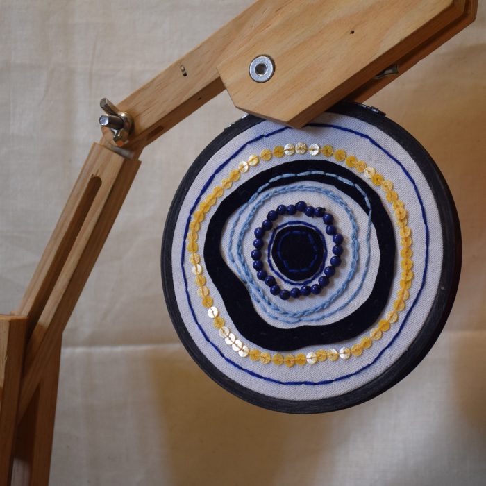 Abstract Evil Eye Hoop Art – Make it ADT