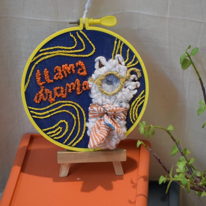 Llama Drama Hoop Art – Make It ADT