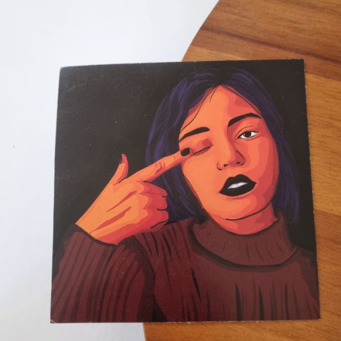 Make a face Art Print