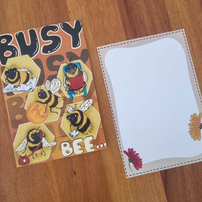 Busy Bee Notecard