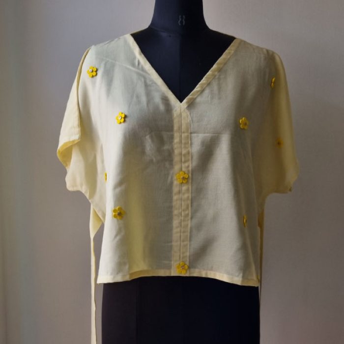 Flora Lime Zero Waste Top