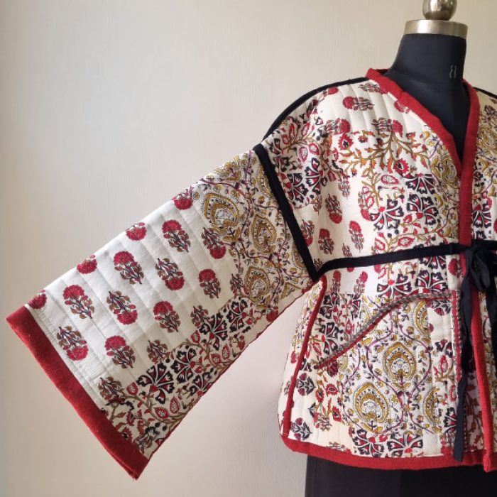 Indie quilted Kimono Jacket