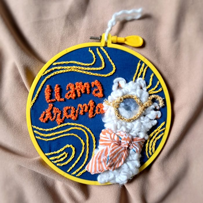 Llama Drama Hoop Art – Make It ADT