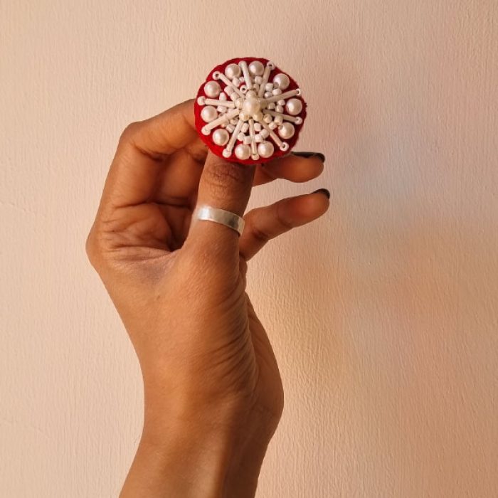Snowflake brooch