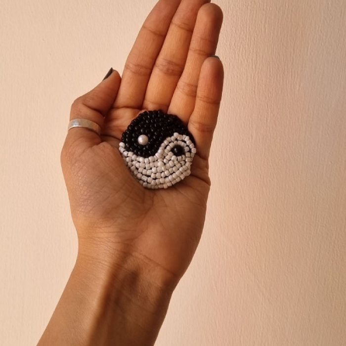 Yin Yang Brooch